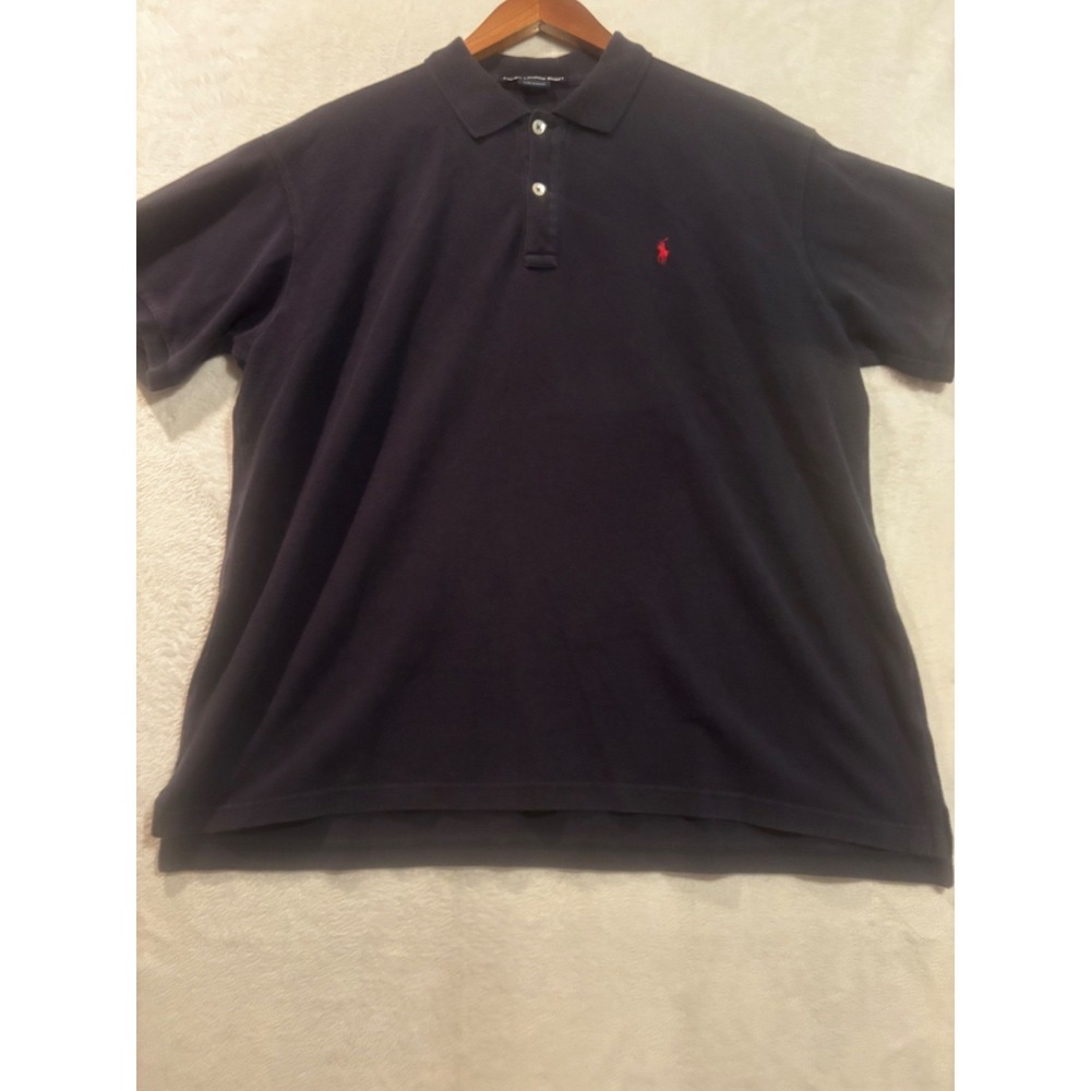 Polo Ralph Lauren Sport Men's XL Shirt Navy Blue Faded Golf Preppy